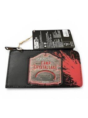 Loungefly Friday The 13th Camp Crystal Lake Large Card Holder Wallet NWT